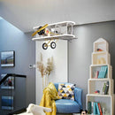 Creative helicopter airplane chandelier for modern children's room