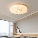 Creative Nordic wooden recessed LED ceiling light