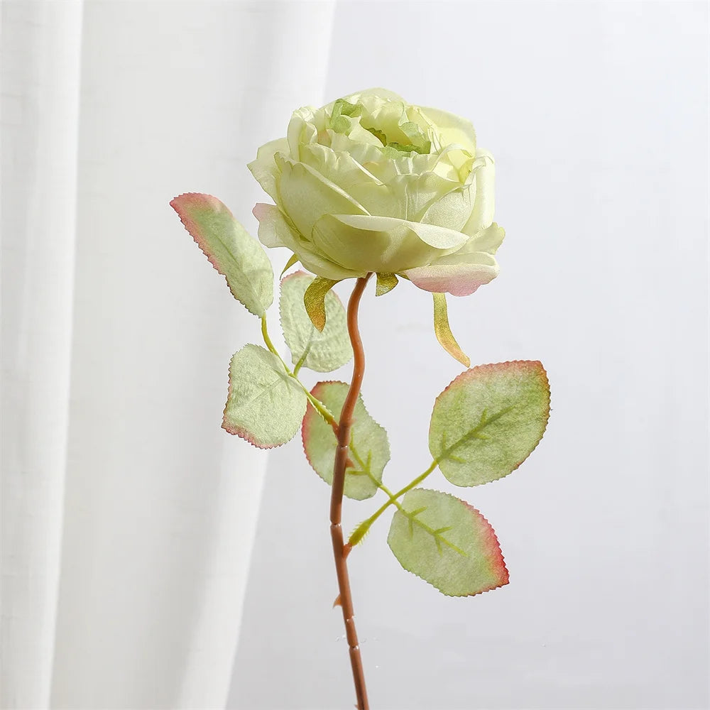 Silk fabric flowers for floral decorations and bouquets