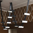 Postmodern creative leather chandelier for modern artistic decor