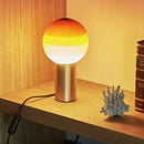 Nordic glass LED desk lamp for hotel and restaurant
