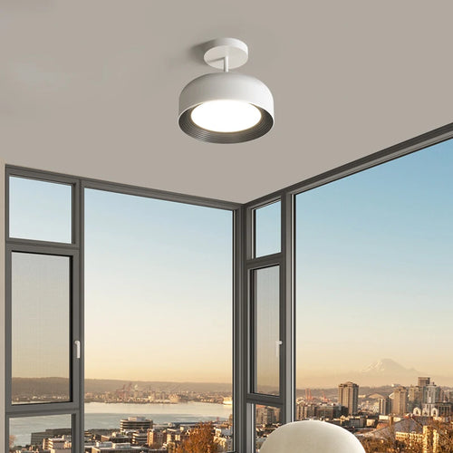 Retro full spectrum eye protection ceiling lights bauhaus chrome - vue 5 sur 8