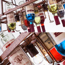Vintage glass wine bottle E27 LED pendant light for bar, cafe, restaurant