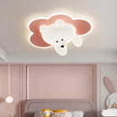 Cute bear and cloud-shaped children's ceiling lights