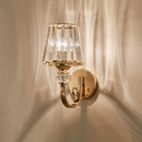 Elegant nordic design modern glass wall light for interior decor