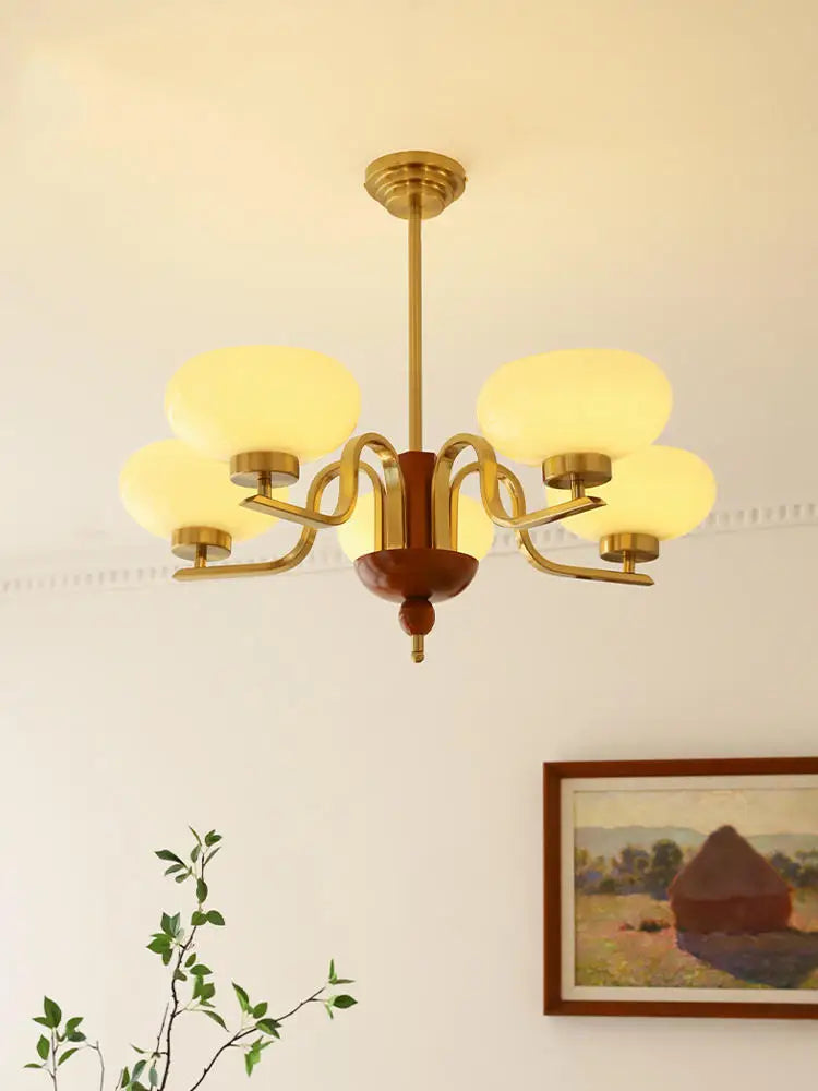 Vintage LED chandelier for elegant interior decor