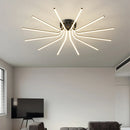 Modern copper LED ceiling light