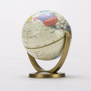rotating retro globe for learning geography