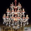 Contemporary crystal chandelier for restaurant and café décor