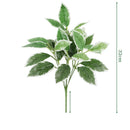 Artificial silk bamboo leaves for elegant decoration