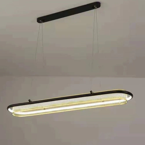 Luxury circular LED chandelier modern decorative design - vue 3 sur 14