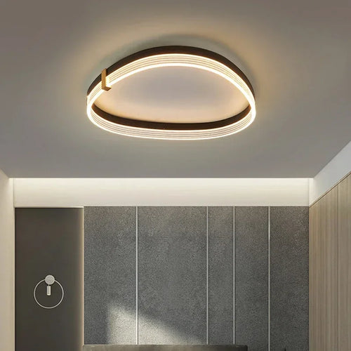 Modern LED chandelier for home decoration - vue 6 sur 21