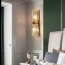 Luxury postmodern crystal LED wall light