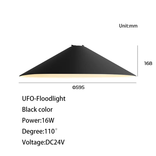 Knitted fabric LED strip lamp for loft - vue 23 sur 28