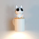 Cute cat wall light with big eyes for children