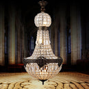 European crystal chandelier 6 lights for elegant interiors