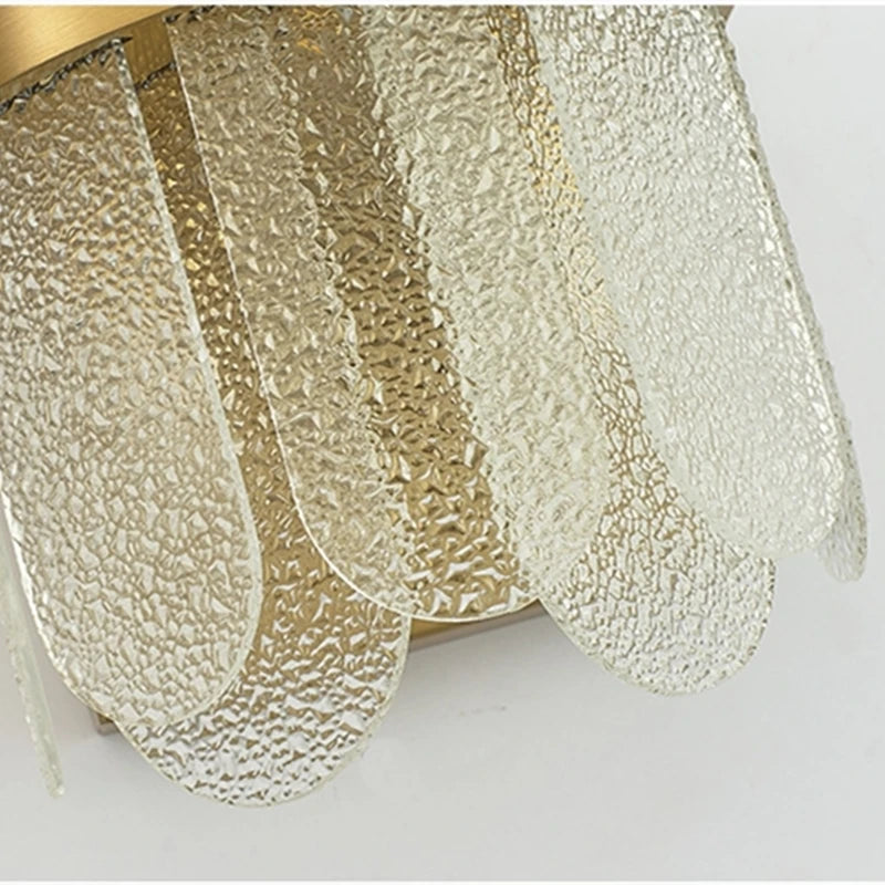 Nordic postmodern decorative glass LED wall light - vue 6 sur 8