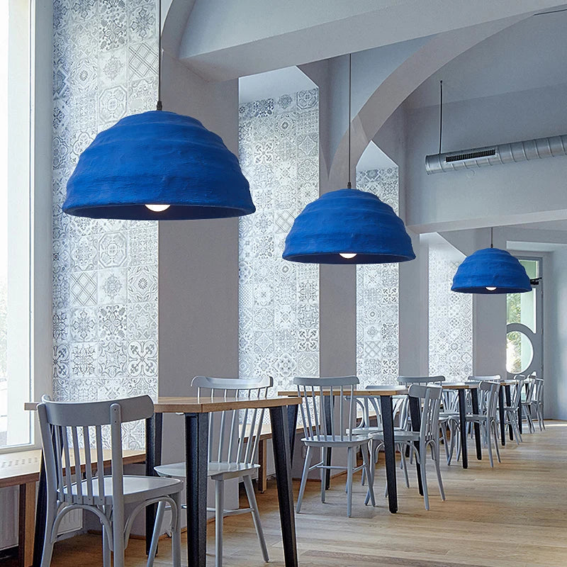 Innovative wabi sabi LED chandelier for restaurants and cafés