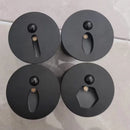 Sandiy round LED wall light with motion sensor