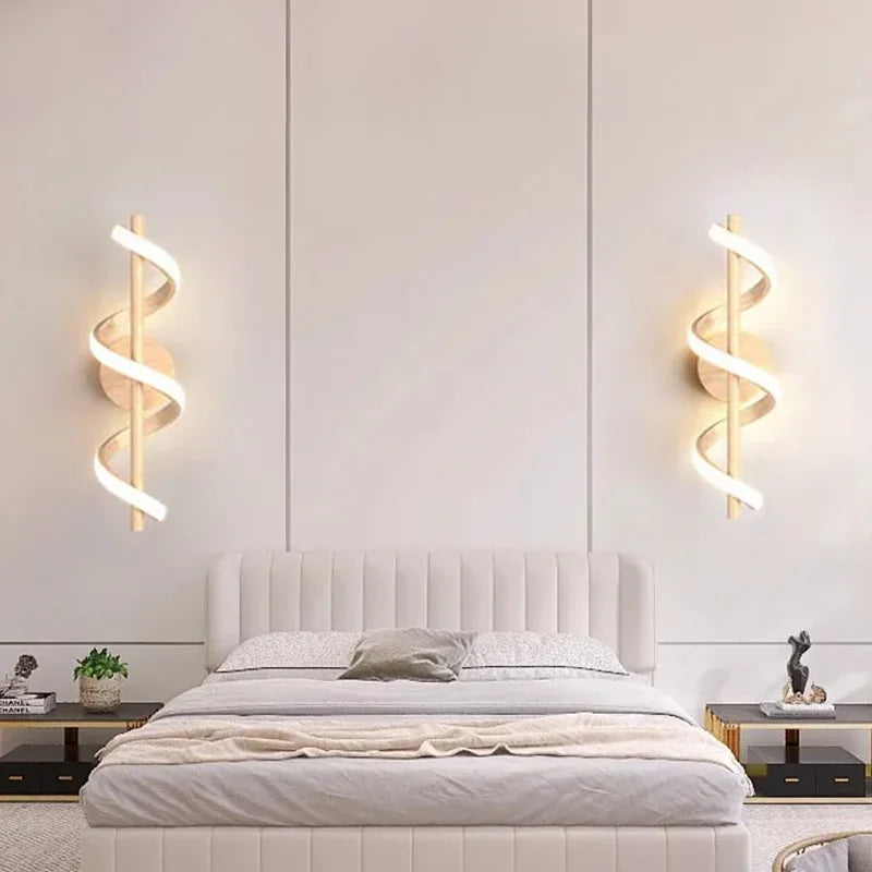 Decorative nordic style LED wall light