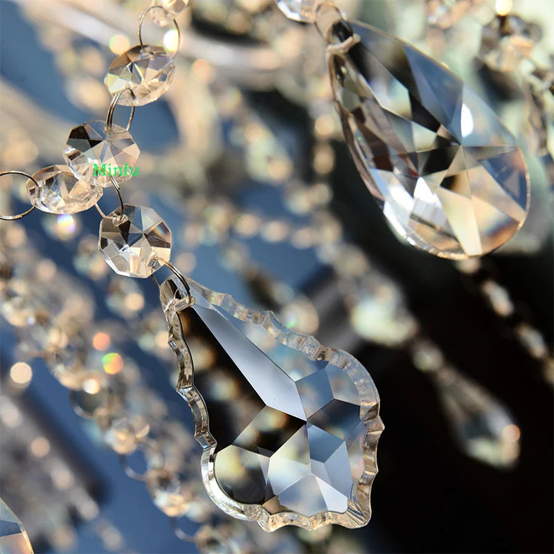 Luxury crystal chandelier for hotels and lighting projects - vue 2 sur 7