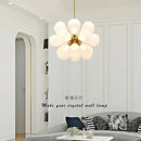 Nordic glass ball LED pendant chandelier for home decoration