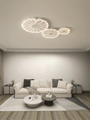 Decorative creative lotus leaf LED ceiling light