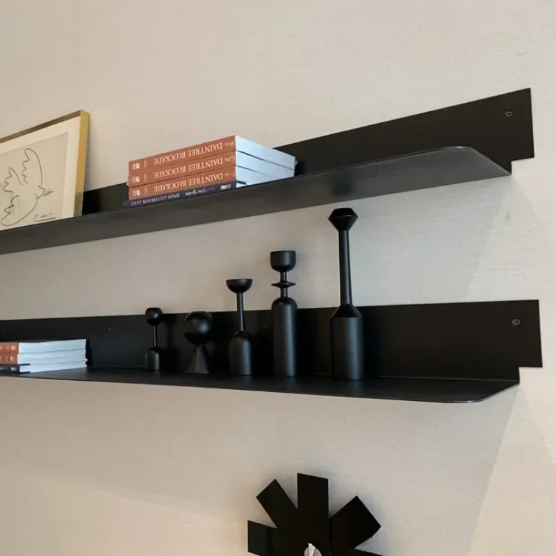 metal wall storage racks for creative decoration - vue 6 sur 6