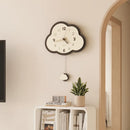 creative retro cloud clock simple and light decoration