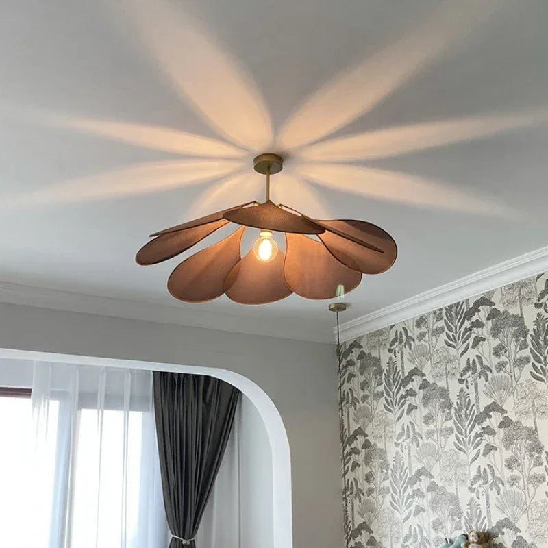 Nordic fabric LED pendant light for indoor decoration - vue 3 sur 18