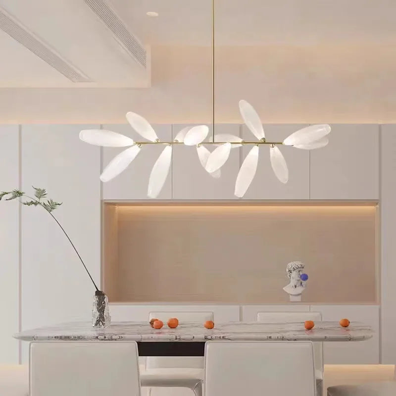 Modern nordic glass chandelier for interior decoration - vue 3 sur 14