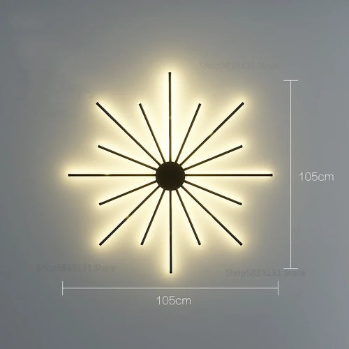 Modern creative wall light for stylish interior decor - vue 2 sur 22