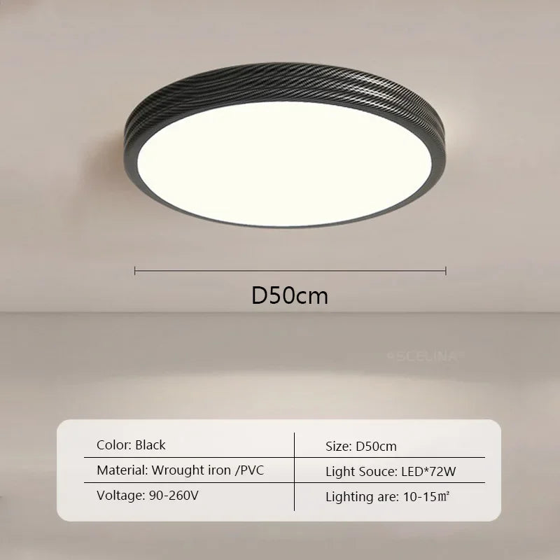 Nordic medieval design LED ceiling light for interior decoration - vue 12 sur 14