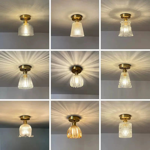 Modern glass ceiling light for bright indoor and outdoor spaces - vue 3 sur 30