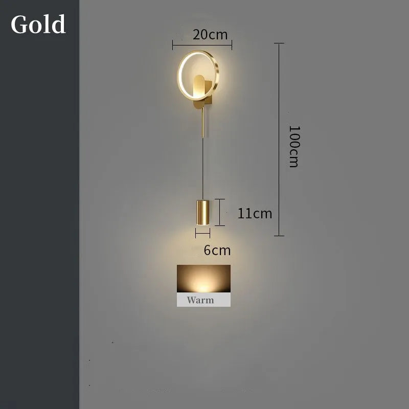 Modern LED wall light decorative and ideal pendant fixture