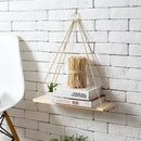 rope and wood wall swing for Nordic decoration