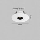 Ultra-slim round recessed LED spotlight for ambient lighting