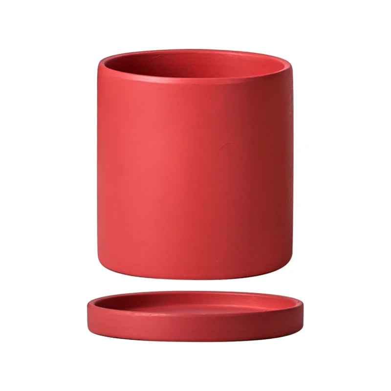 Nordic ceramic flower pot for decorative succulent plants