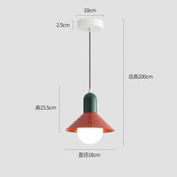 Minimalist LED pendant light for modern interior decor