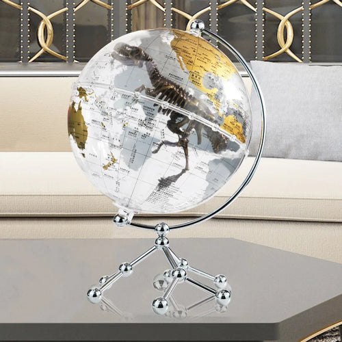 Retro bilingual crystal globe with 720 degree rotation high-end gift - vue 6 sur 6