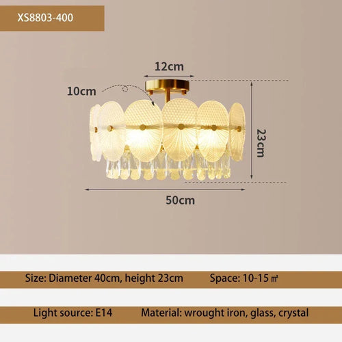 Modern crystal pendant light for elegant interiors