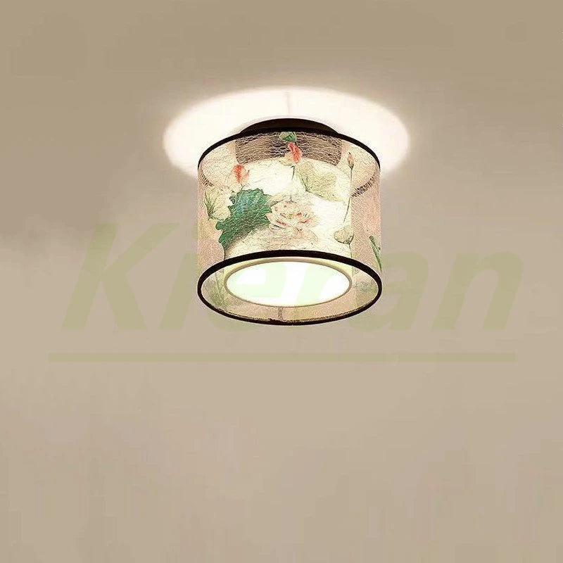 Modern lotus bird LED ceiling light for hotel decoration - vue 11 sur 30