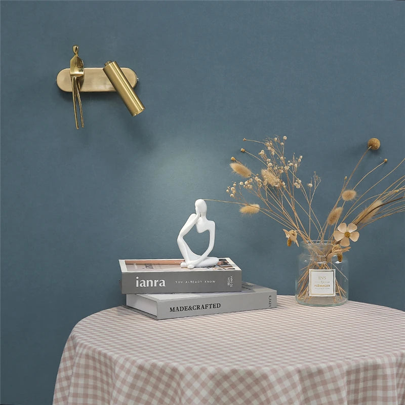 creative spotlight wall light for office and reading