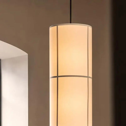 Wabi sabi fabric LED chandelier for interior decoration - vue 6 sur 13