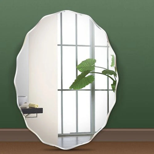 Decorative oval macramé mirrors for interior decoration - vue 6 sur 6