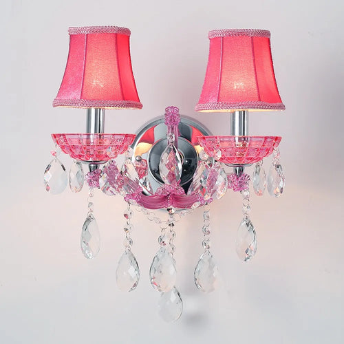 Modern crystal wall light for interior decoration - vue 3 sur 12