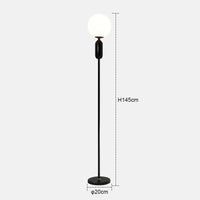 Scandinavian led floor lamp for modern indoor lighting