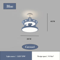 Minimalist modern chandelier for a bright and cosy children's room