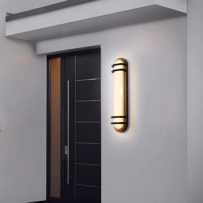 Waterproof outdoor wall light for villa, hotel and courtyard