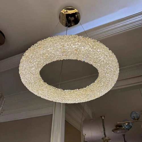 Elegant k9 crystal chandelier for modern lighting - vue 5 sur 13